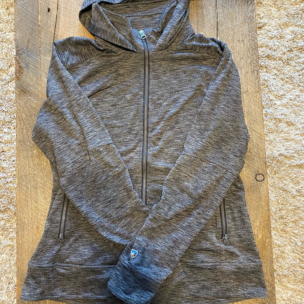 Kuhl Full-Zip Long Sleeve Hoodie Grey - Women’s L